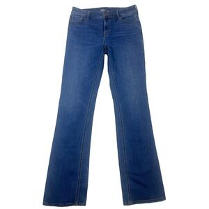 Old Navy Bootcut Jeans Women's 10 Long Dark Wash Stretch Mid Rise Denim EUC